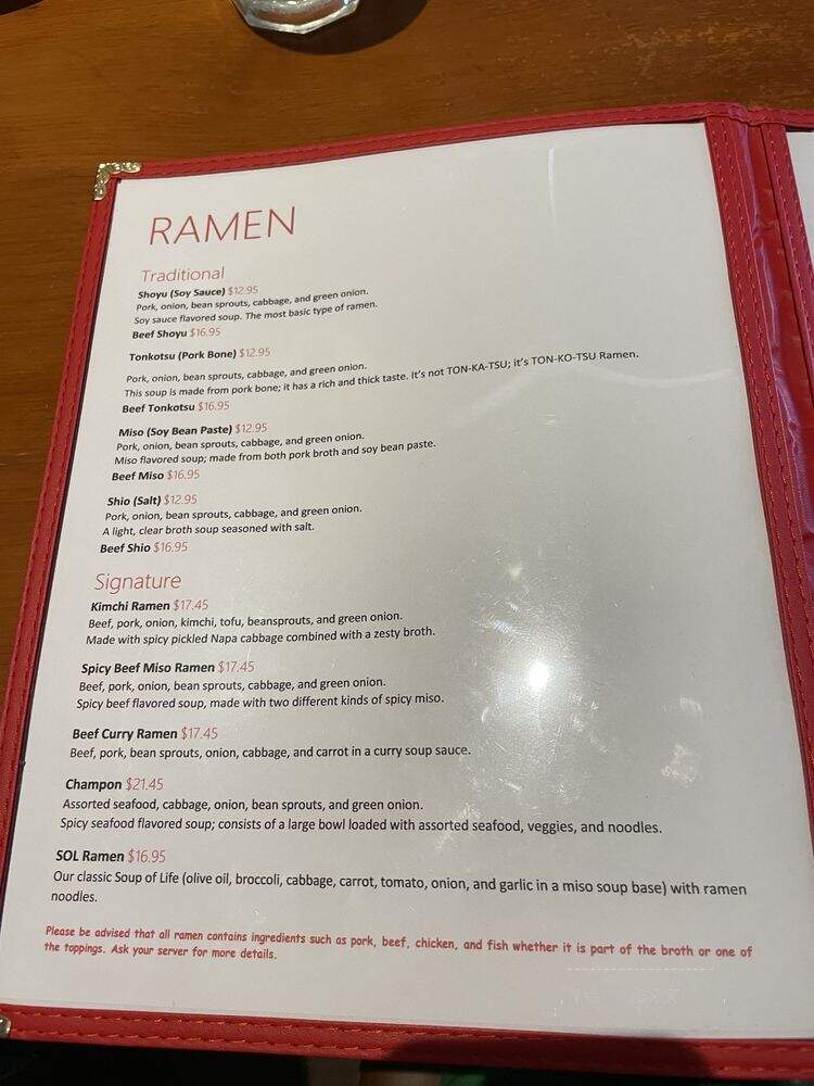 Kikis Japanese Casual Dining - Denver, CO menu_pic