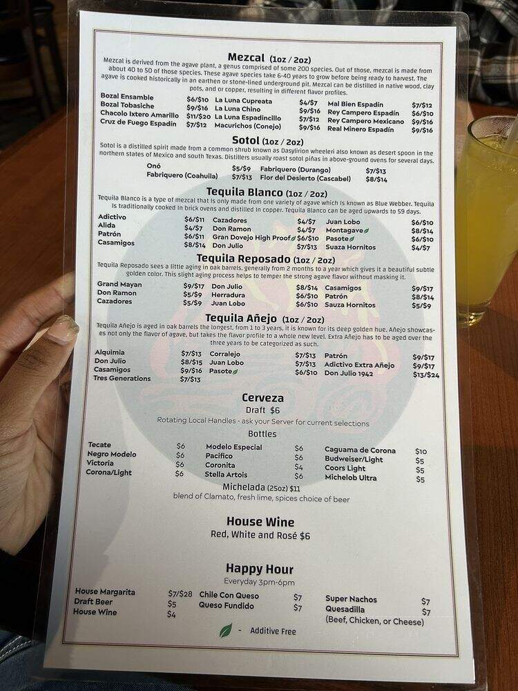 La Fogata - Denver, CO menu_pic