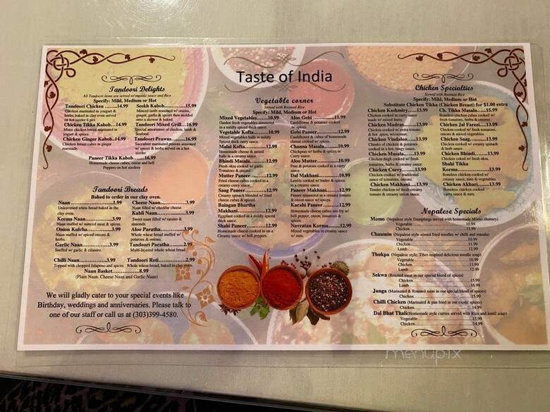 Taste Of India - Denver, CO