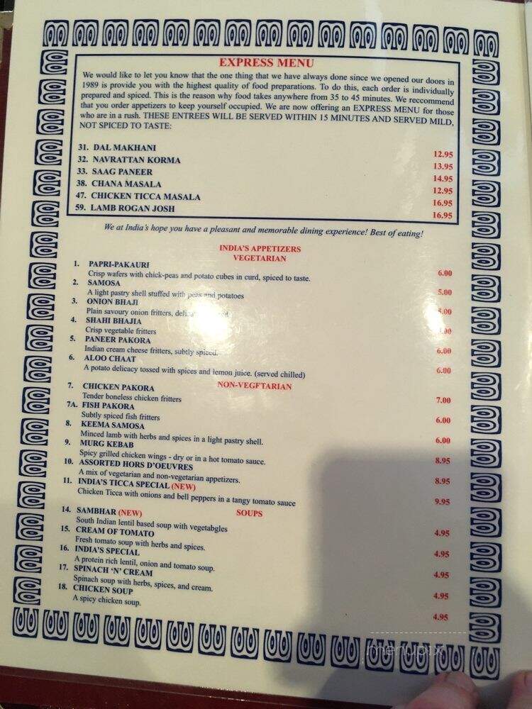 India's Restaurant - Denver, CO