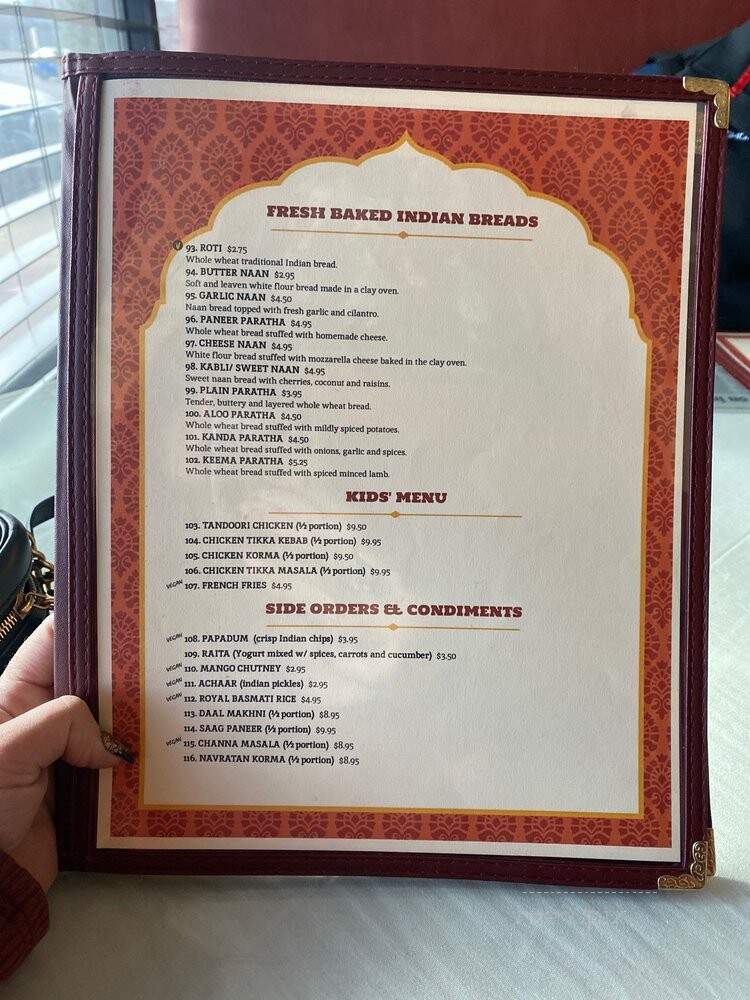 India's Castle - Greenwood Village, CO menu_pic