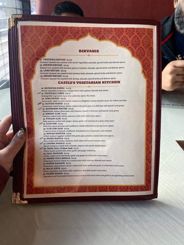India's Castle - Greenwood Village, CO menu_pic
