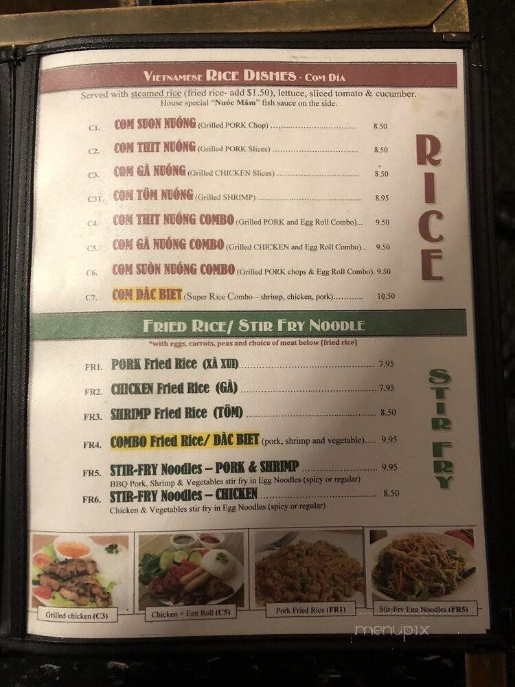 Pho 4 Mua Restaurant - Denver, CO menu_pic
