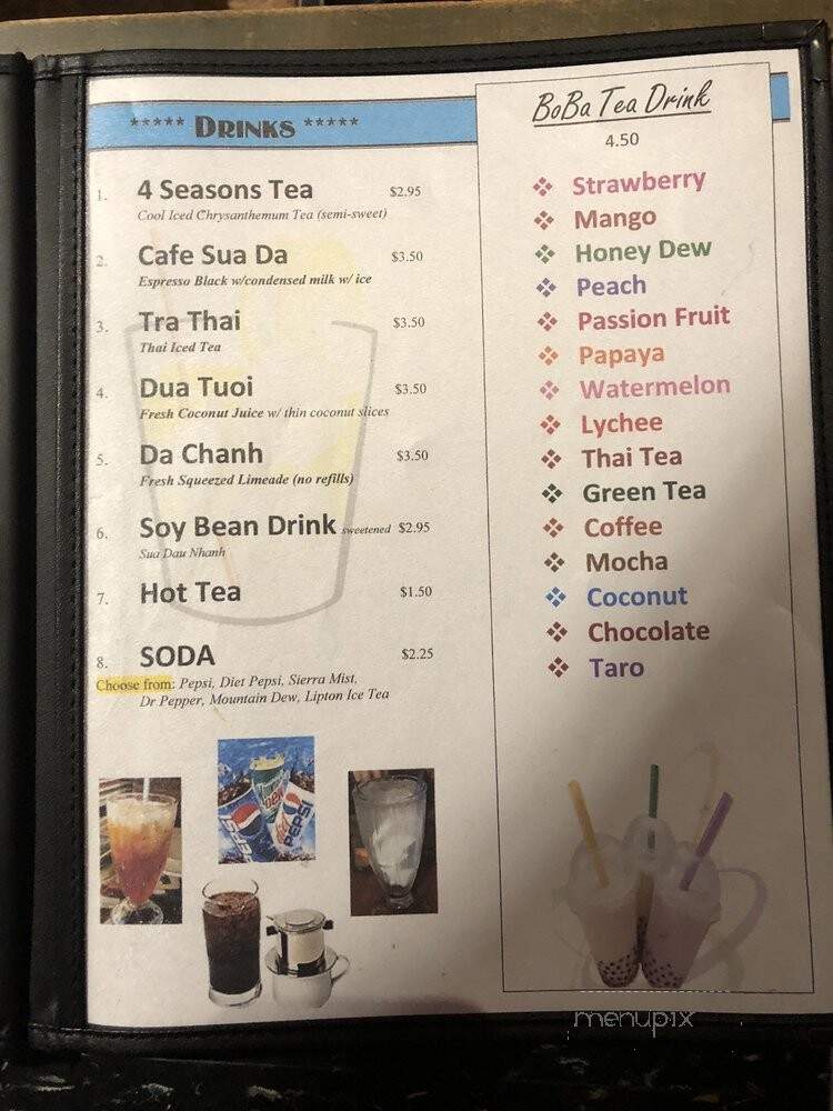 Pho 4 Mua Restaurant - Denver, CO menu_pic
