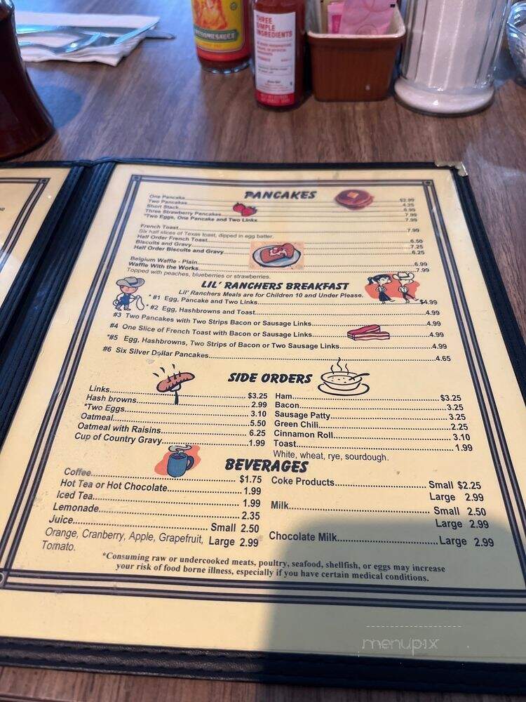 Ranch Restaurant - Greeley, CO menu_pic