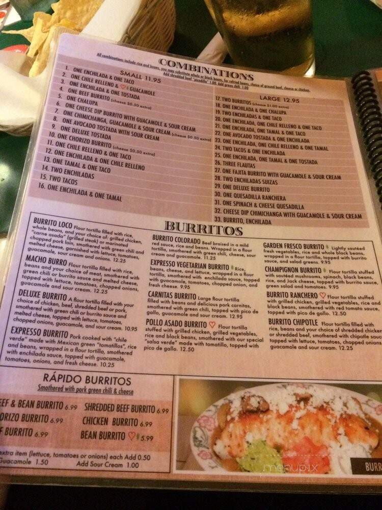 Three Margaritas Mexican - Pueblo, CO menu_pic