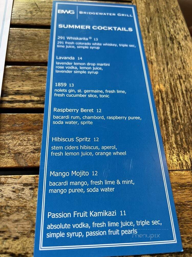 Bridgewater Grill - Golden, CO menu_pic