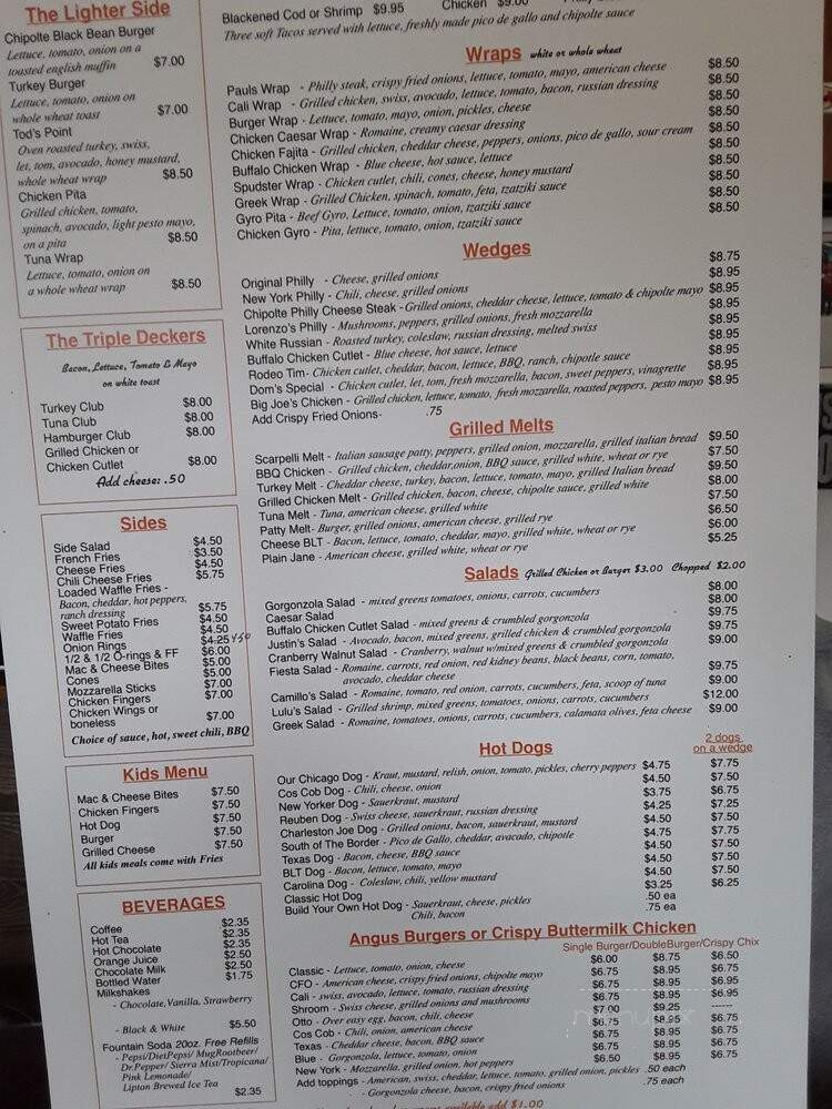 Top Dog - Cos Cob, CT menu_pic