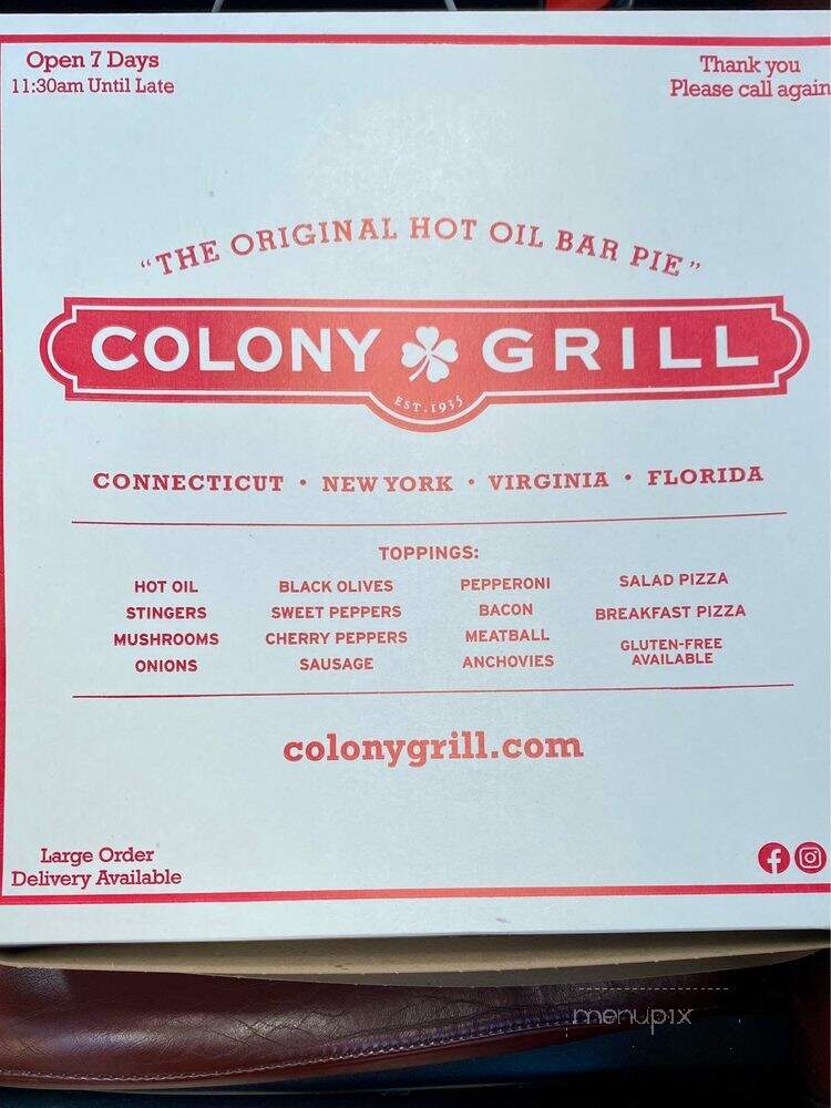 Colony Grill - Stamford, CT
