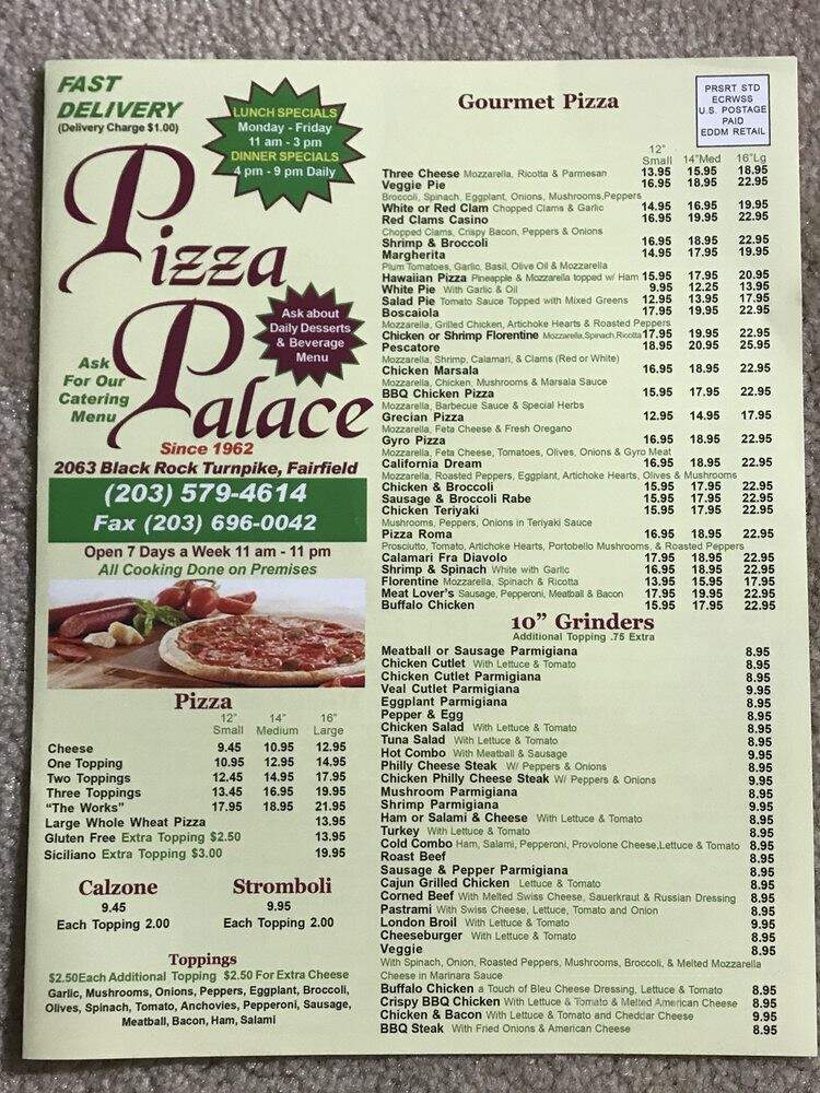 Pizza Palace - Fairfield, CT