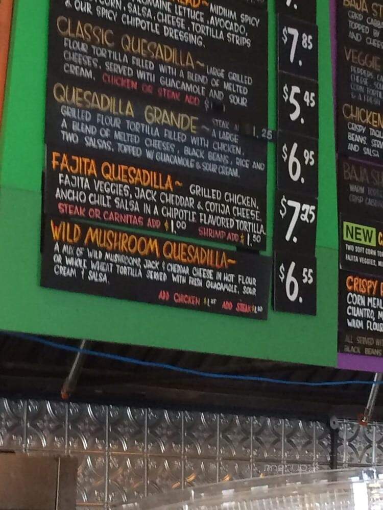 La Salsa Fresh Mexican Grill - Fairfield, CT menu_pic