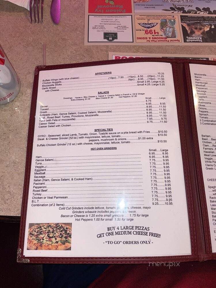 Bantam Pizza & Restaurant - Bantam, CT menu_pic