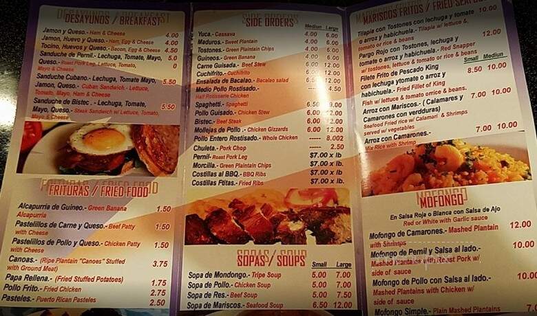 La Cafeteria & Morla - Bridgeport, CT menu_pic