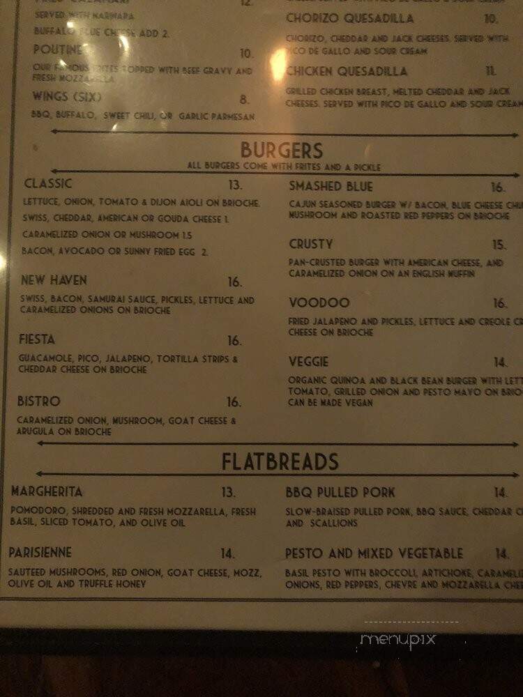 Rudy's Restaurant - New Haven, CT menu_pic