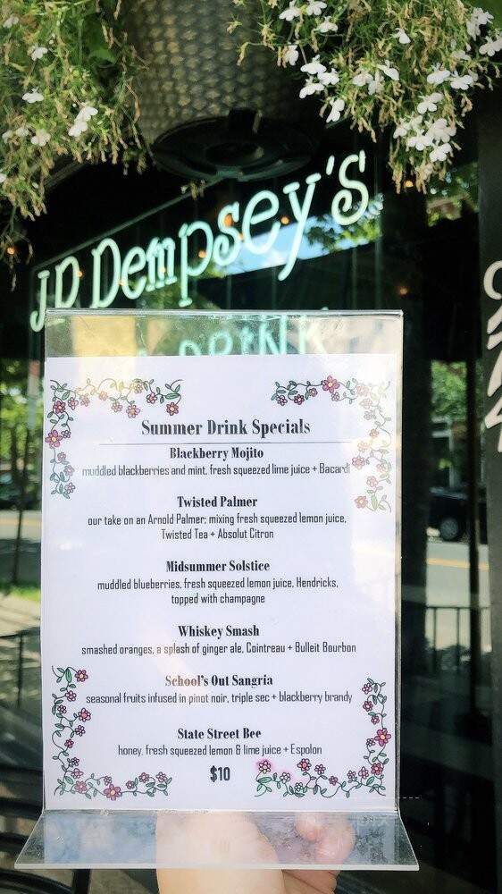 J P Dempsey's State Street - New Haven, CT menu_pic