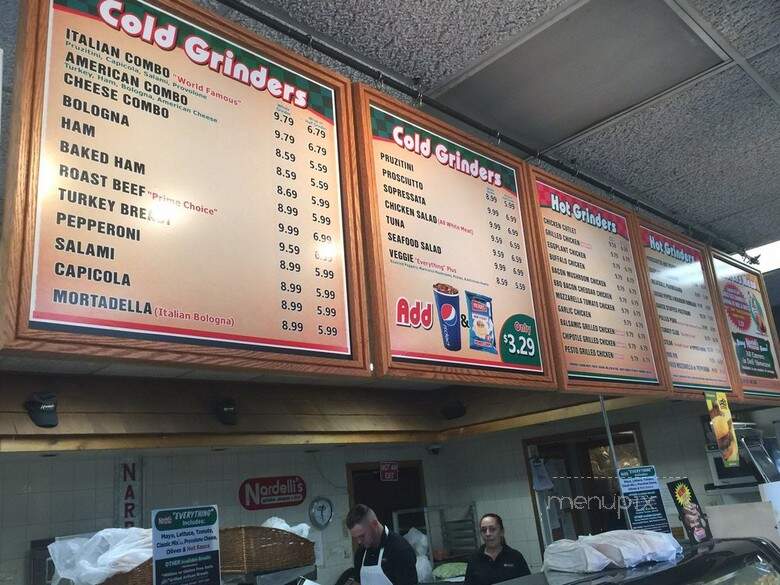 Nardelli's Grinder Shoppe - Waterbury, CT menu_pic