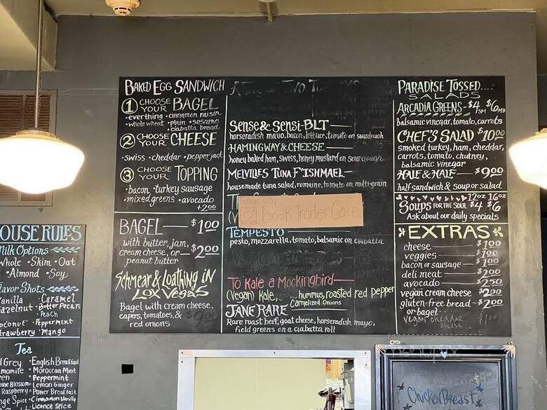 Book Trader Cafe - New Haven, CT menu_pic