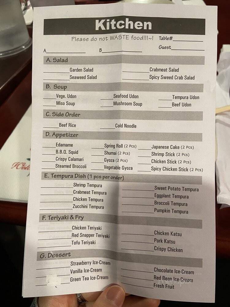 Sushi Palace - Hamden, CT menu_pic