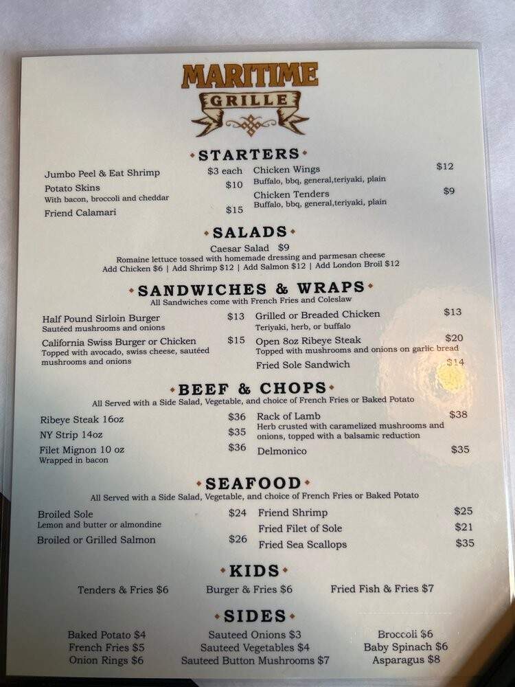 Maritime Grill - Guilford, CT