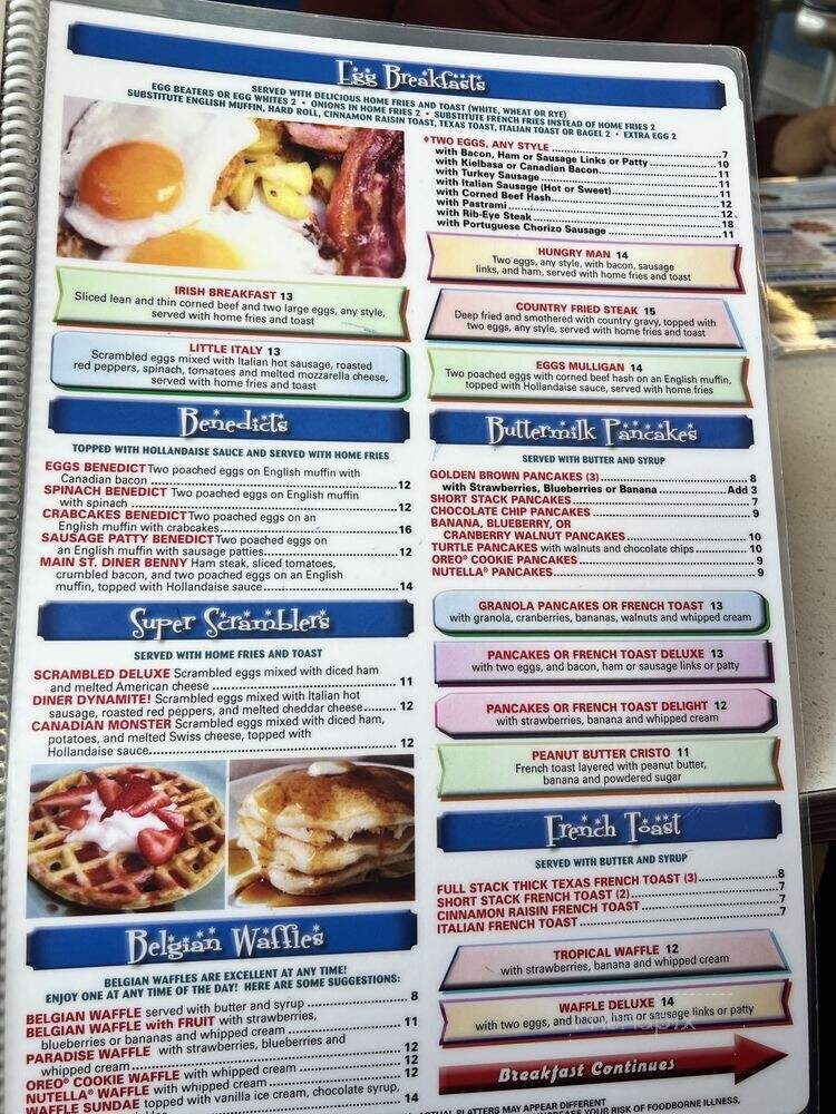 Wagon Wheel Restaurant - Plainville, CT menu_pic