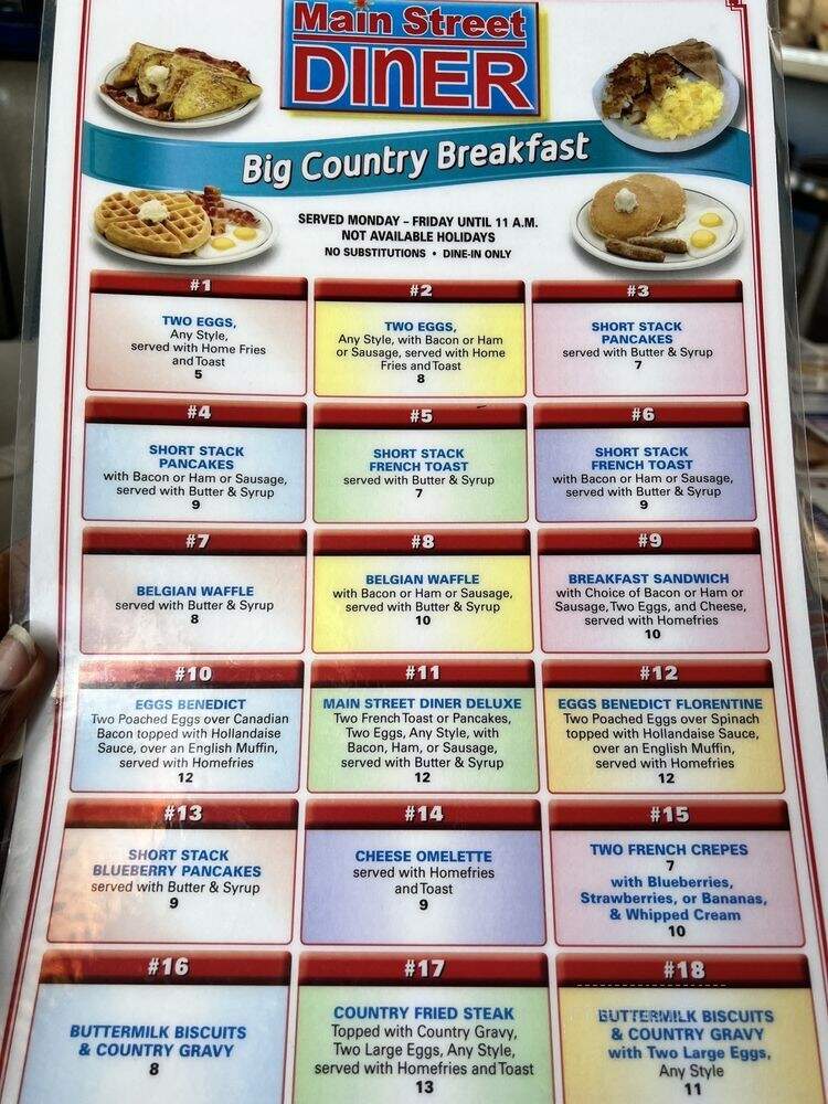 Wagon Wheel Restaurant - Plainville, CT menu_pic