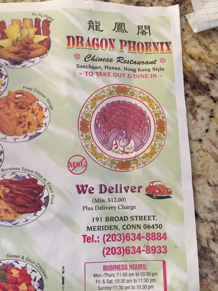 Dragon Phoenix Chinese Restaurant - Meriden, CT