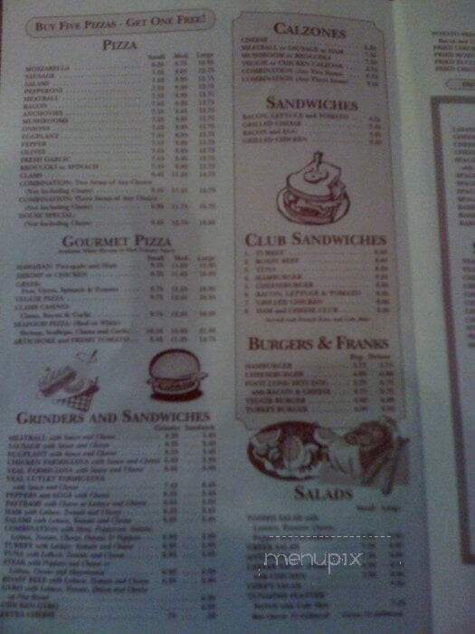 Captain's Pizza House - Bridgeport, CT menu_pic