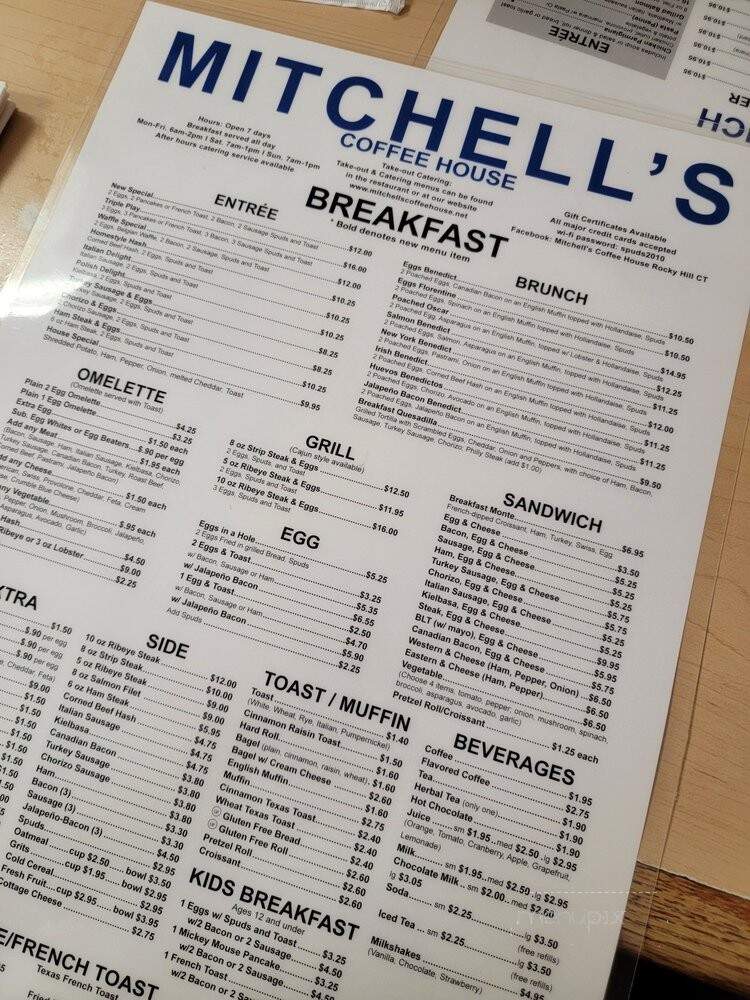 Mitchell's Coffee House - Rocky Hill, CT