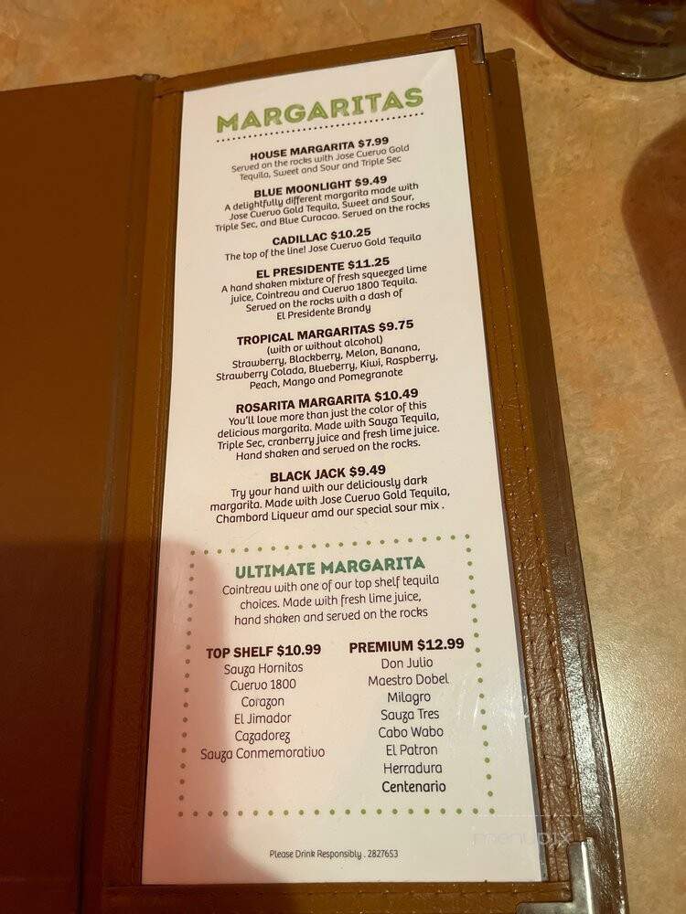 Acapulcos Mexican Restaurant - Enfield, CT menu_pic