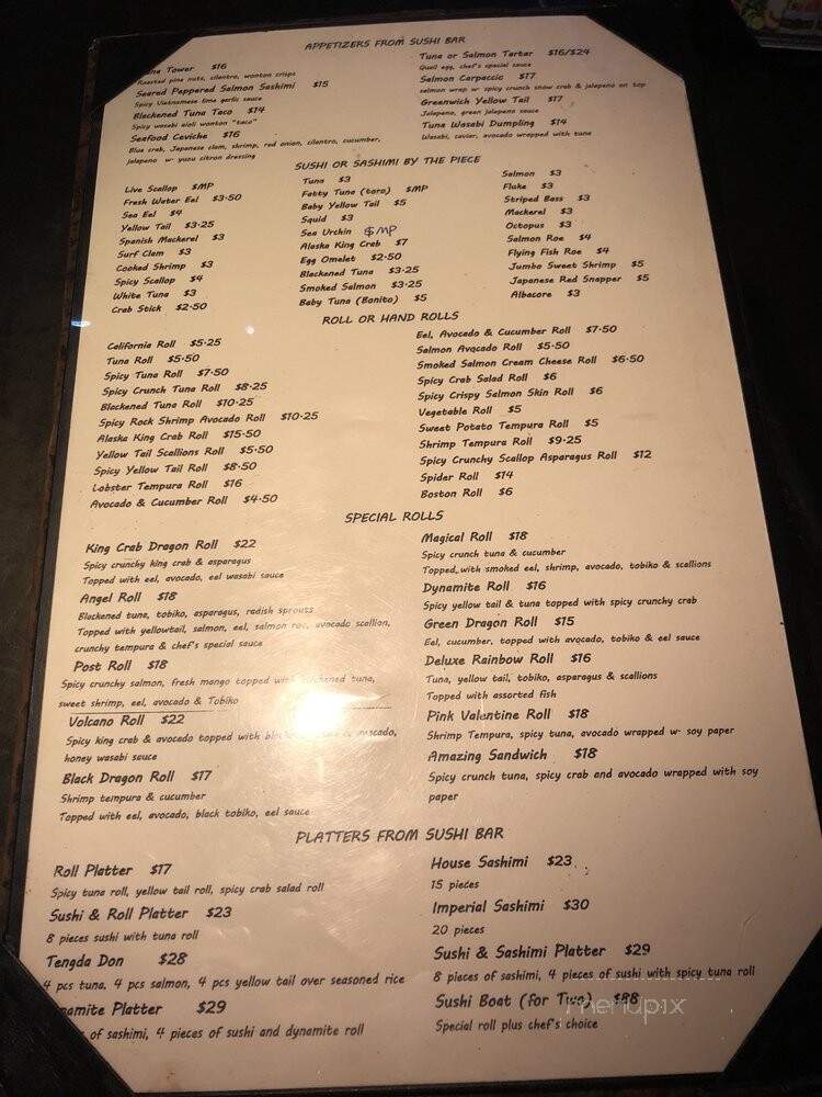 Tengda Asian Bistro - Greenwich, CT menu_pic