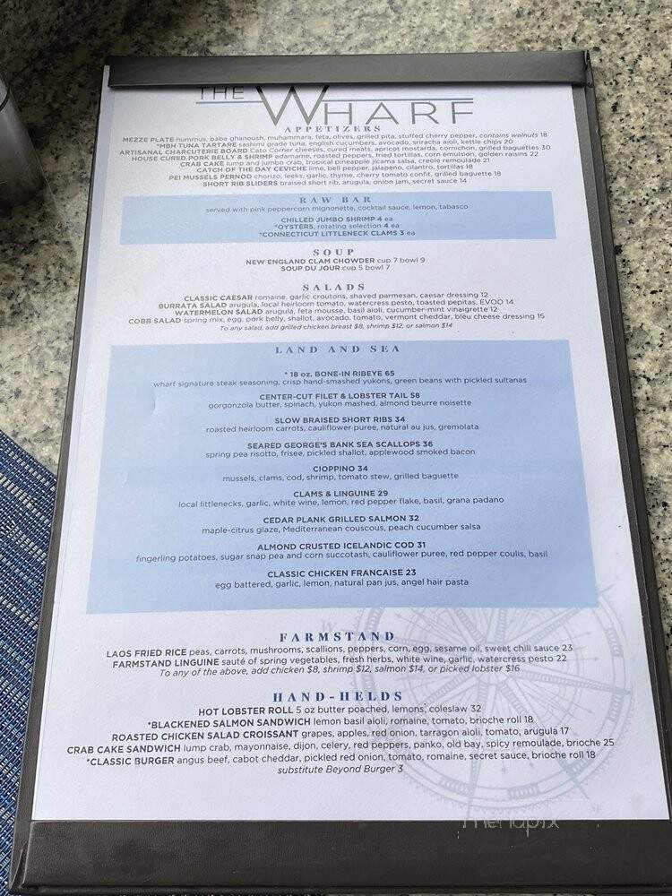 Wharf - Madison, CT menu_pic