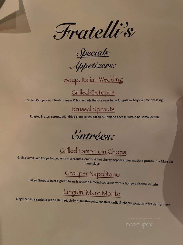Nello's Lacanitna - Milford, CT menu_pic