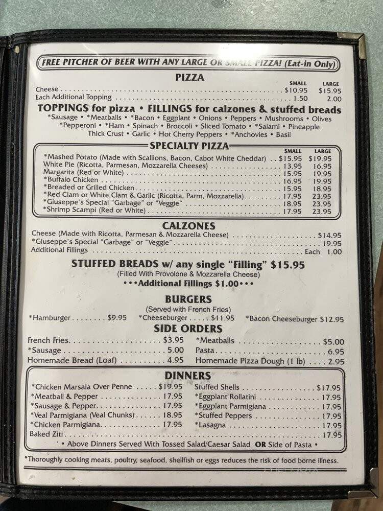 Giuseppe's Italian Pizzeria - Naugatuck, CT