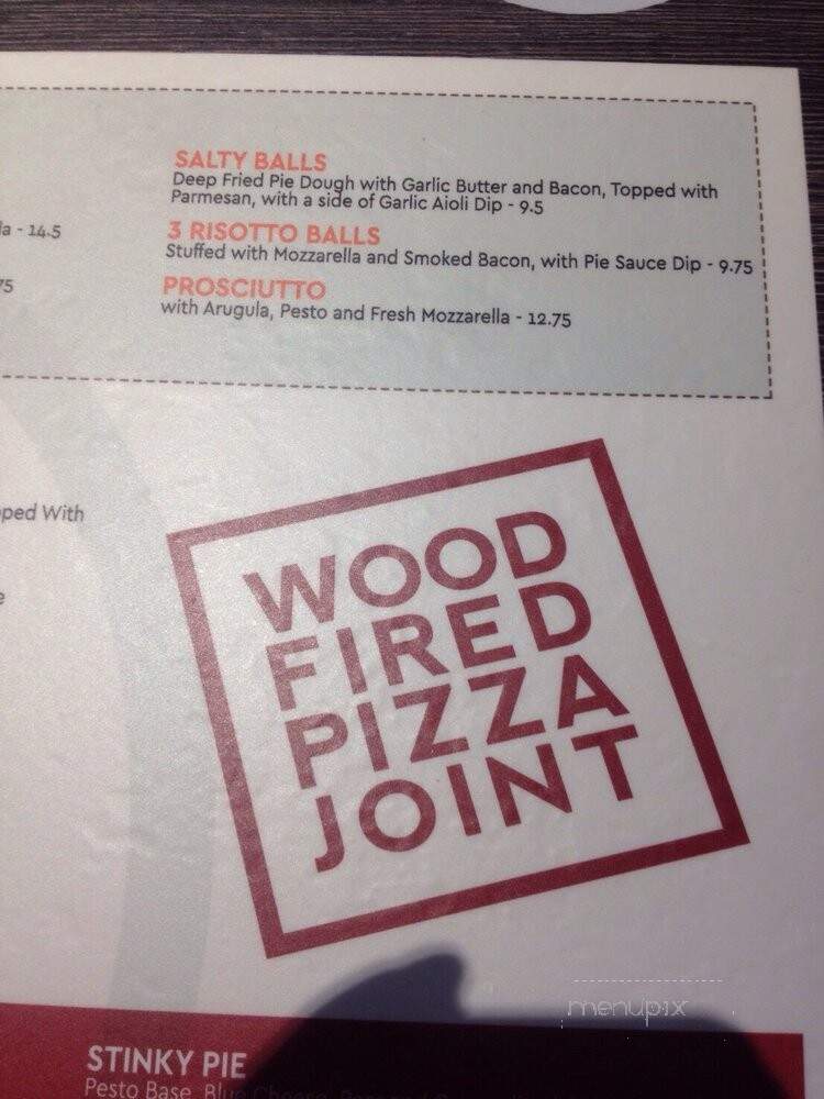 Pie Wood Fired Pizza Joint - Barrie, ON menu_pic