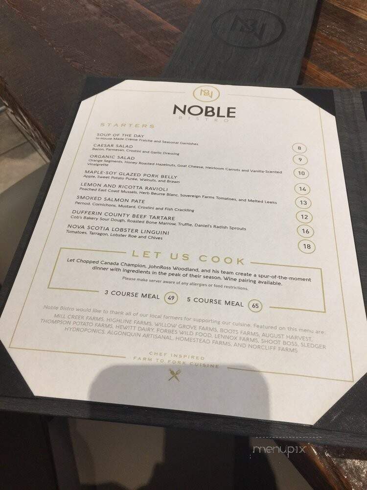 Noble Bistro - Oakville, ON