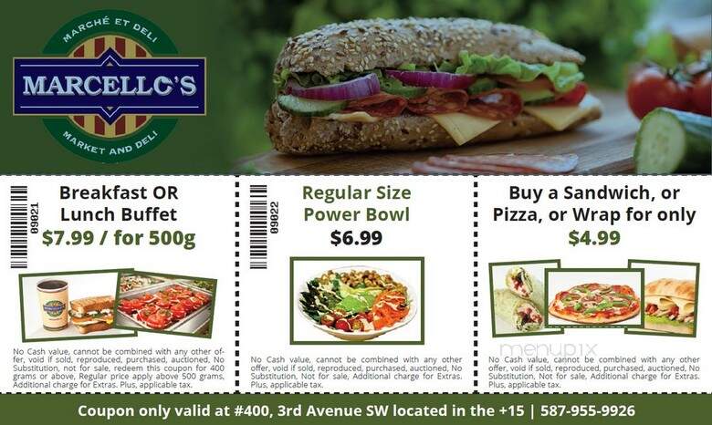 Marcello's Market & Deli - Calgary, AB menu_pic