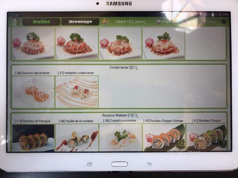 Sushi Crystal - Montreal, QC menu_pic