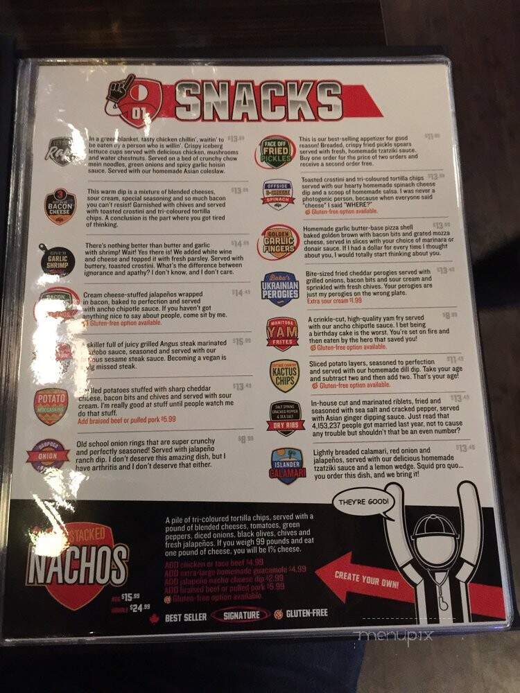 The Canadian Brewhouse - Winnipeg, MB menu_pic