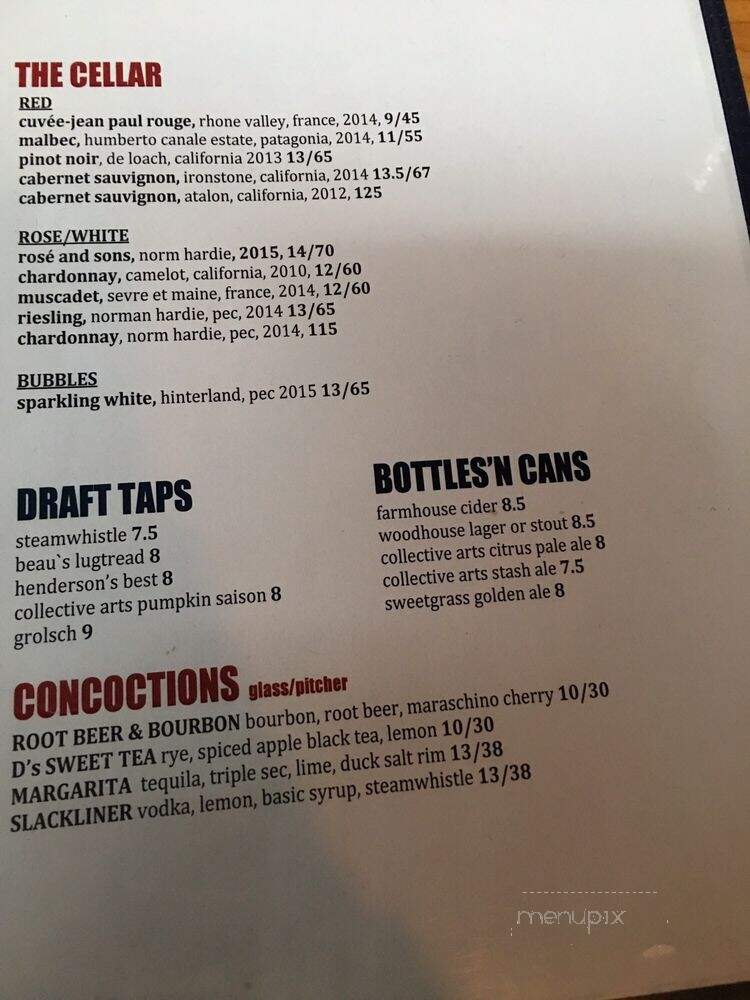 Big Crow - Toronto, ON menu_pic
