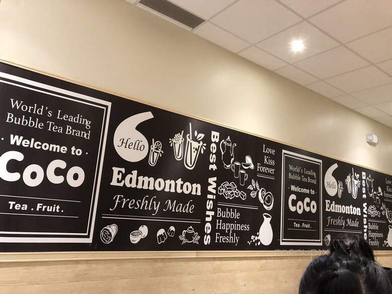 Coco Fresh Tea & Juice - Edmonton, AB menu_pic