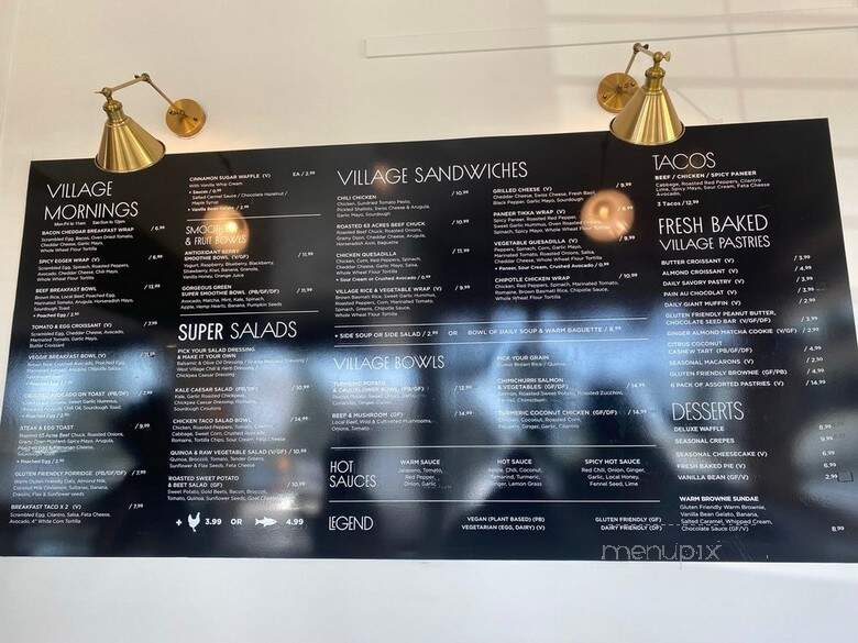 West Village Cafe - Surrey, BC menu_pic