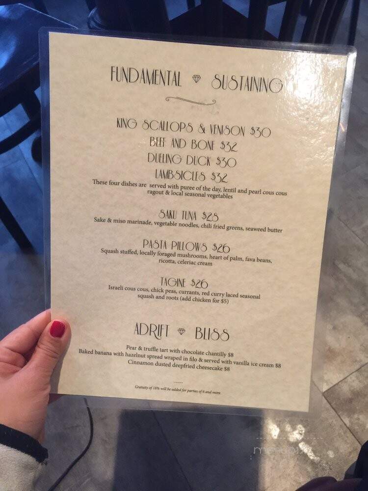 Legs Diamond - Whistler, BC menu_pic