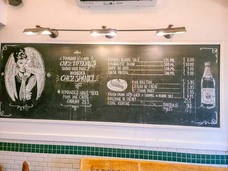 Spanel - Montreal, QC menu_pic