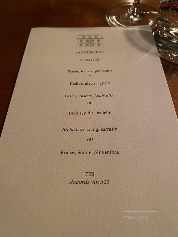 Candide - Montreal, QC menu_pic