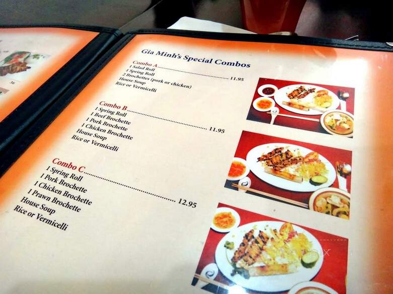 Gia Minh - Vancouver, BC menu_pic