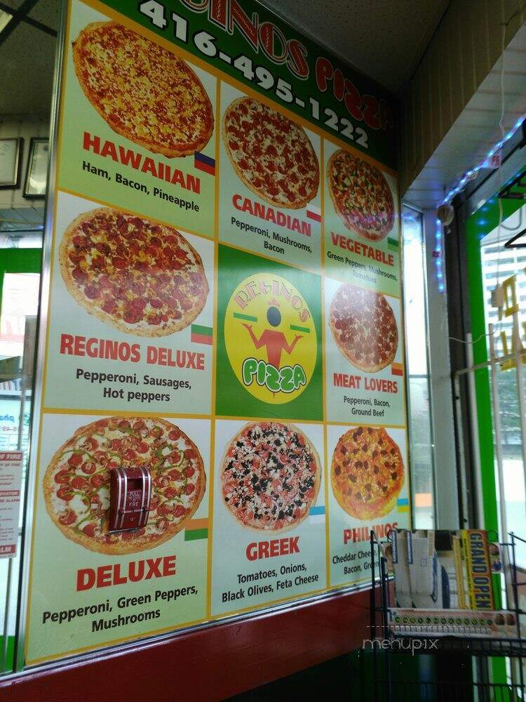 Regino's Pizza - Scarborough, ON menu_pic