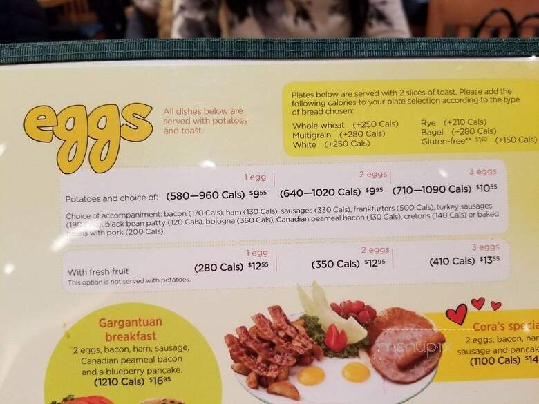 Cora Breakfast & Lunch - North York, ON menu_pic