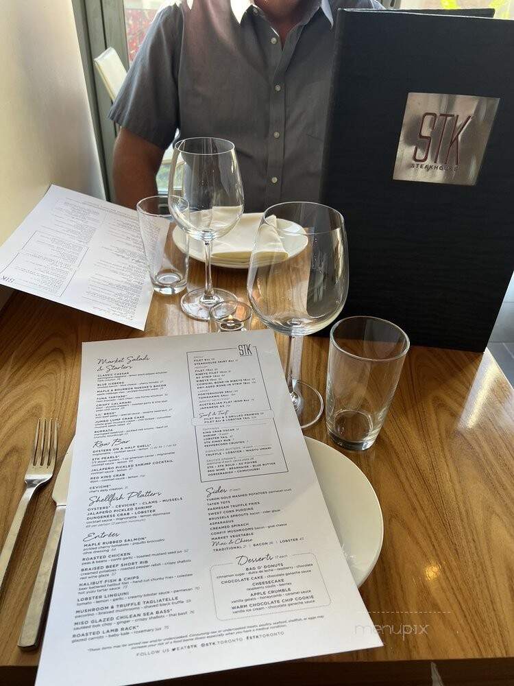 STK Toronto - Toronto, ON menu_pic