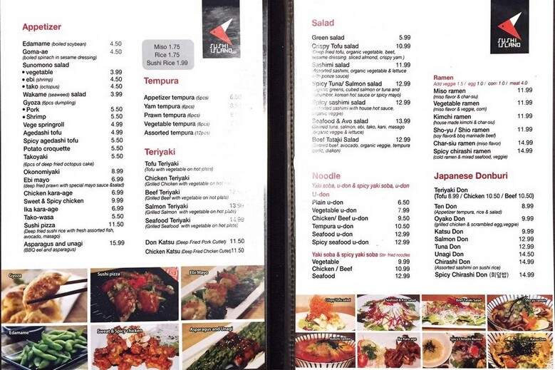 Sushi Island - Victoria, BC menu_pic
