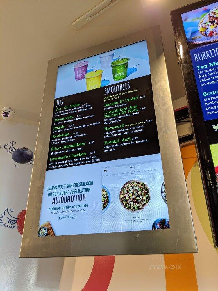 Freshii - Montreal, QC menu_pic